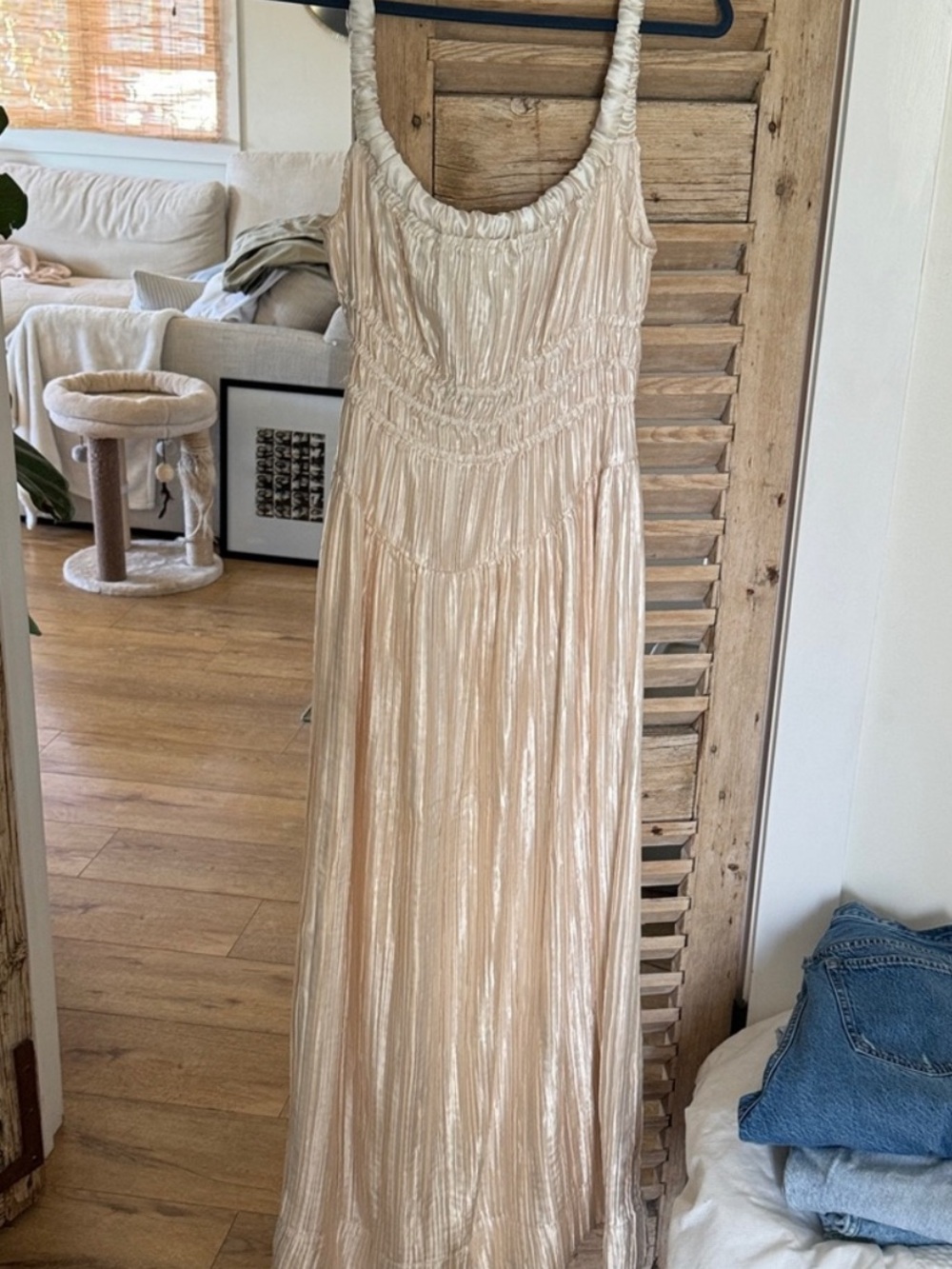 &other stories Grecian style maxi dress in ivory nwot - Picture 4 of 4